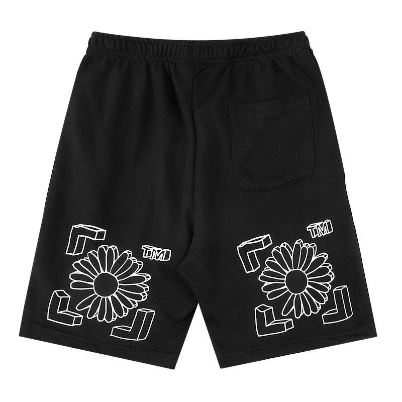 

Ins Style Summer Fashion Hip Hop Five Point Shorts Men High Street Tide Brand Short Pants Retro Funny Oversize Men's Shorts