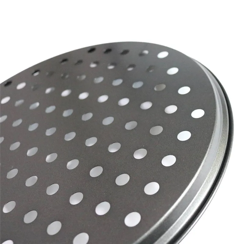 1 шт. 12 дюймовые шестерни с Сталь пиццы пресс форм антипригарный противень