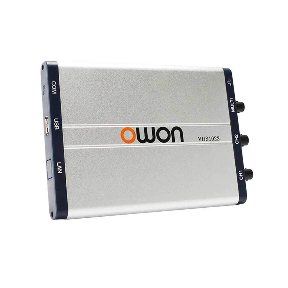OWON VDS1022I VDS1022 Digital Storage Oscilloscope 100Msa/S 25Mhz Bandwidth Handheld Portable PC USB Oscilloscopes with Probes |