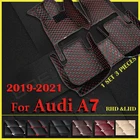 Автомобильные коврики в салон для AUDI A7 2019 2020 2021 Пользовательские Авто накладки на ножках не оставят автомобильный коврик крышка