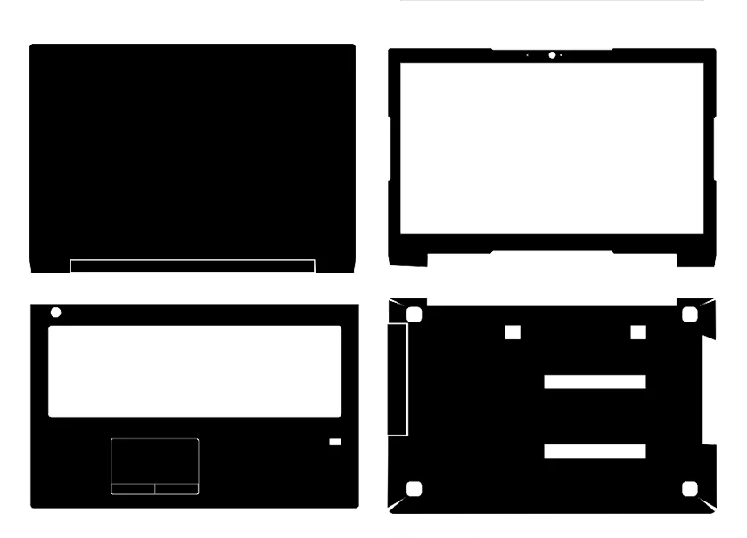Наклейки для ноутбука из углеродного волокна защитная пленка Lenovo V110-15IKB V310-15IKB 15