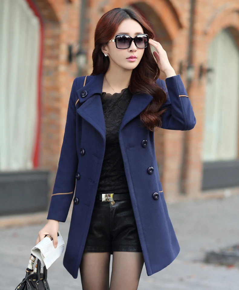 

Spring New Women's Cashmere Coat Korean Fashion Designer Elegant Women's Coat Cloak Cloak