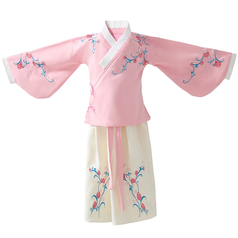 Hanfu/Детский костюм для девочек Костюм в китайском стиле Юбка Тан Утепленный