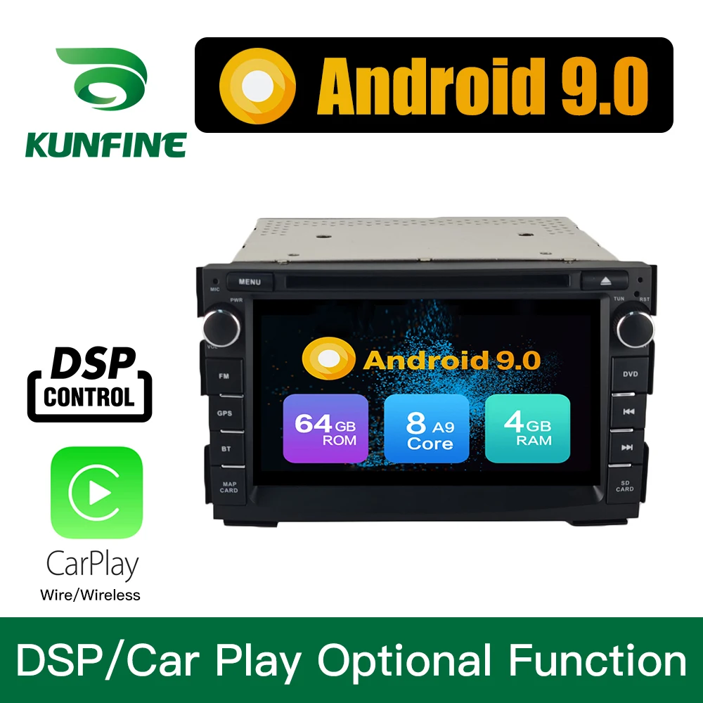 Android 9 0 Core PX6 A72 ОЗУ 4 Гб ПЗУ 64 ГБ Автомобильный DVD GPS мультимедийный плеер стерео для