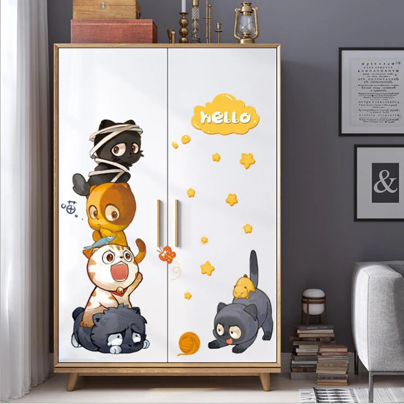 Милый смайлик Стикеры магниты на холодильник счастливого лица Кухня стенка