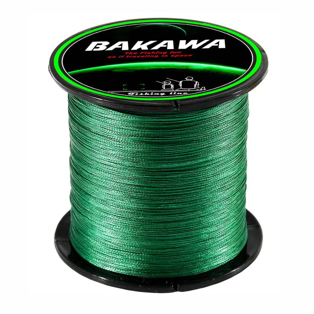 Плетеная рыболовная леска BKAWA 8 нитей 100/150/200/ 300/500 м из ПЭ плетеная плавная