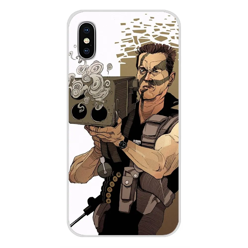 Мягкий чехол для Huawei G7 G8 P8 P9 P10 P20 P30 Lite Mini Pro P Smart Plus 2017 2018 2019 Commando 1985 film Arnold Schwarzenegger |