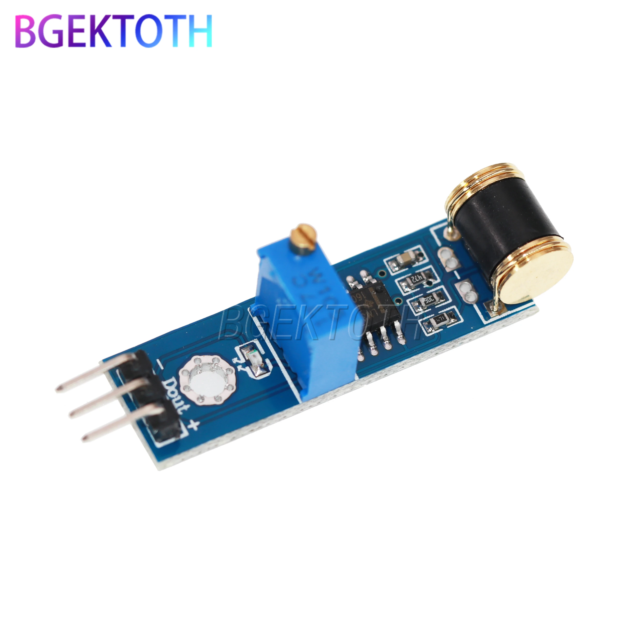 1 шт. Регулируемая чувствительность датчика вибрации 801S|Детали и аксессуары для