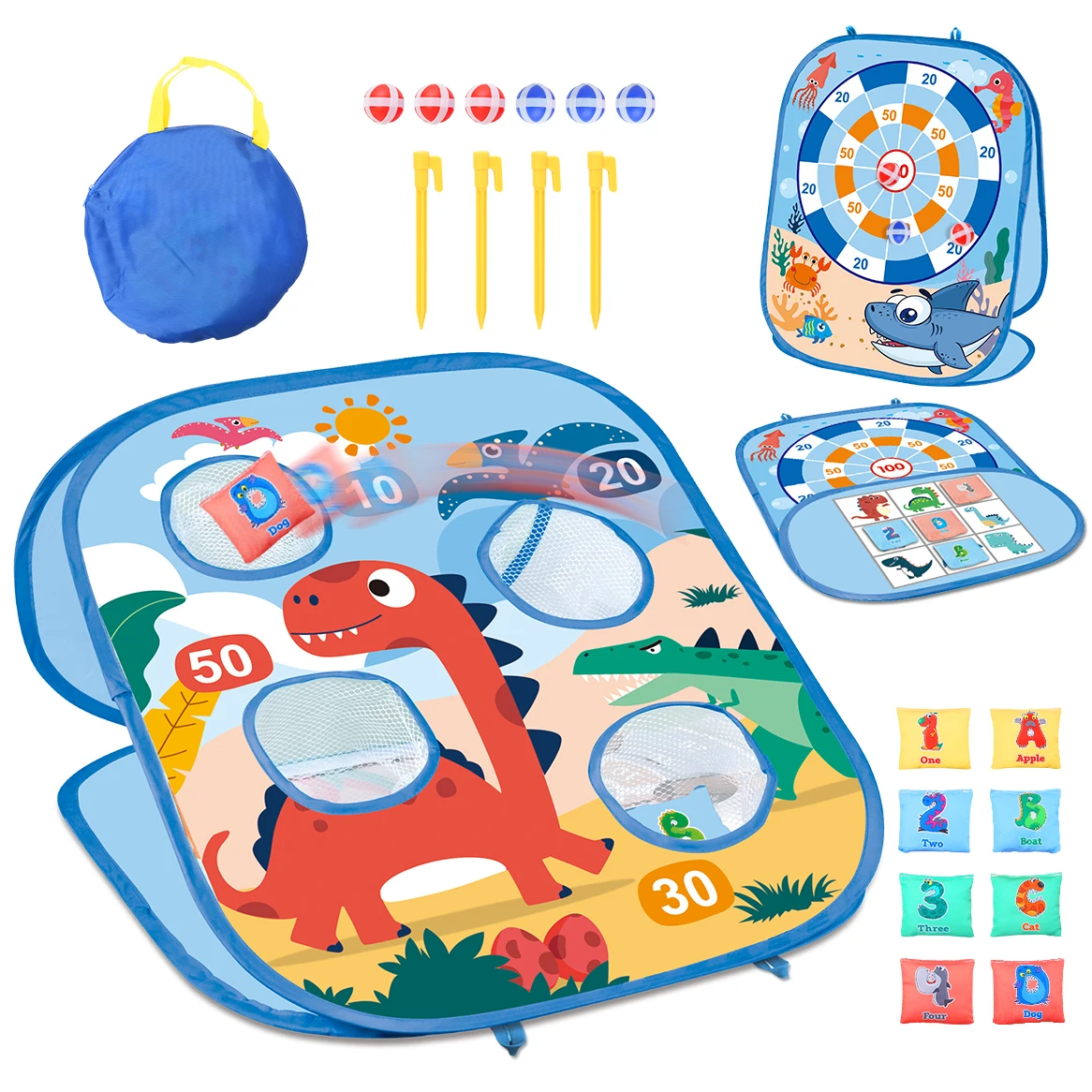 3 в 1 уличный сад горячий метательный мешок липкий мяч игра мишень Дротика