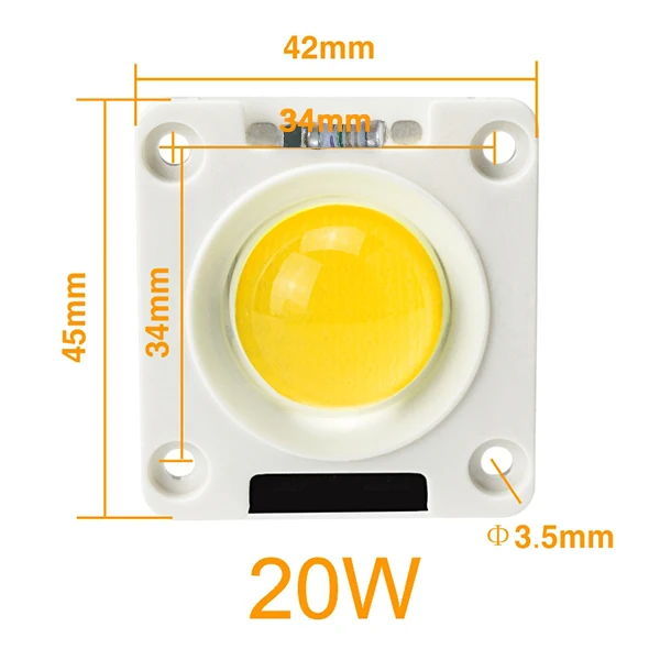 

MING&BEN LED COB Chip лампа 20/30/50 Вт 220В теплый/дневной/холодный белый