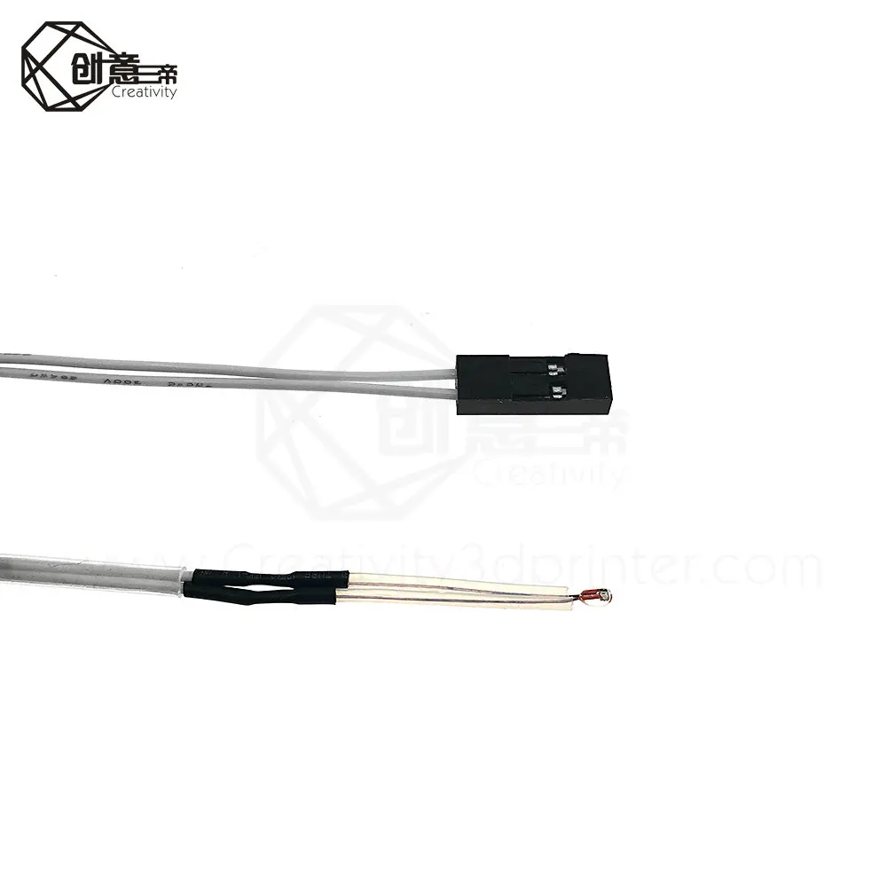 100K Ohm NTC 3950 Термисторы датчик температуры с кабелем Dupont Head для Reprap Mendel MK2A MK2B