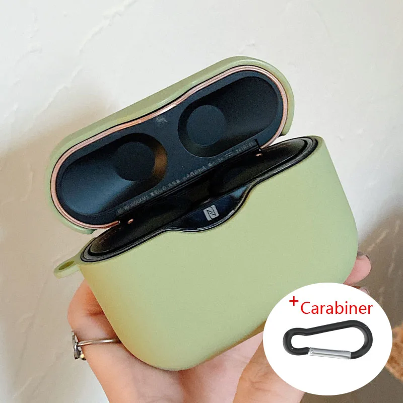 

for Sony WF-1000XM3 color earphone protective cover wireless bluetooth earphone accessory charging box carabiner