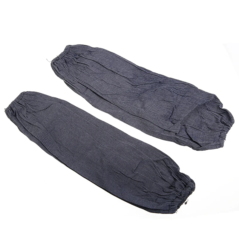 1Pair Cotton Denim Sleeves Weldering Working Protection Sleeves Dustproof Multipurpose Household Cleaing Soldering Oversleeves
