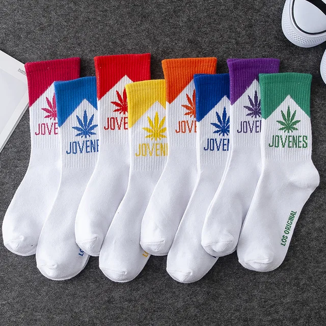 Велосипеды Носки Для женщин удобные уличные спортивные мужские в виде кленового