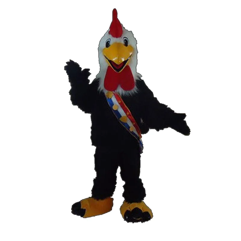 Новый костюм талисмана петуха пушистые костюмы косплей вечерние платья для игр