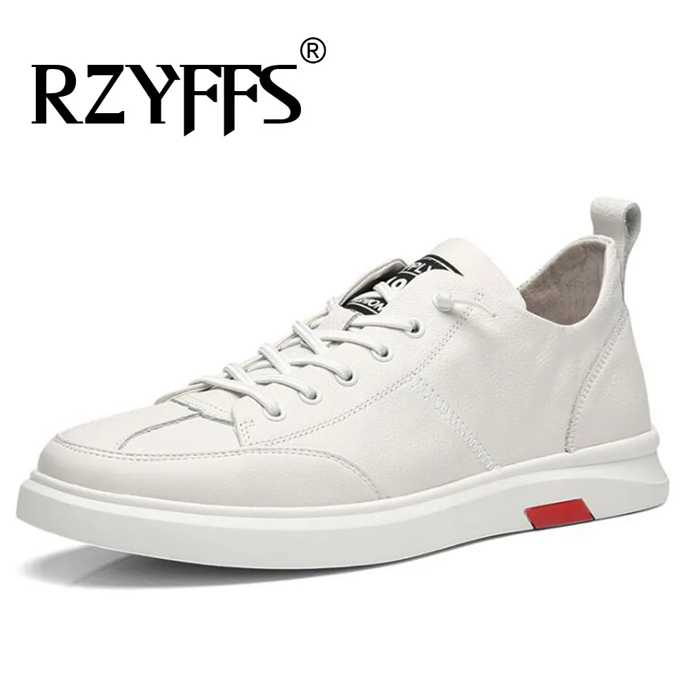 Новинка Повседневная обувь из натуральной кожи дышащая Уличная Zapatos мужские