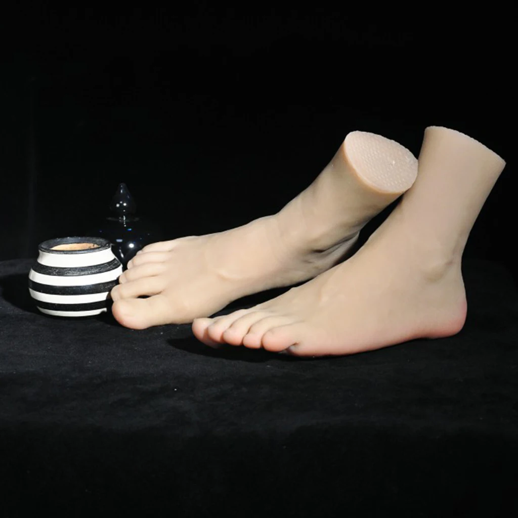 1 Pair Feet Model Male Foot Mannequin for Photography Display Shoes Socks | Красота и здоровье