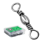 100 шт. рыболовный ящик, Вертлюг, нержавеющая сталь, морской океан, рыболовные снасти, крючок, защелка, аксессуары для рыболовных приманок инструмент для ловли карпа