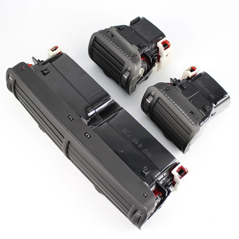 Черная Автомобильная решетка для кондиционера Центральная VW passat B5 заменяемые