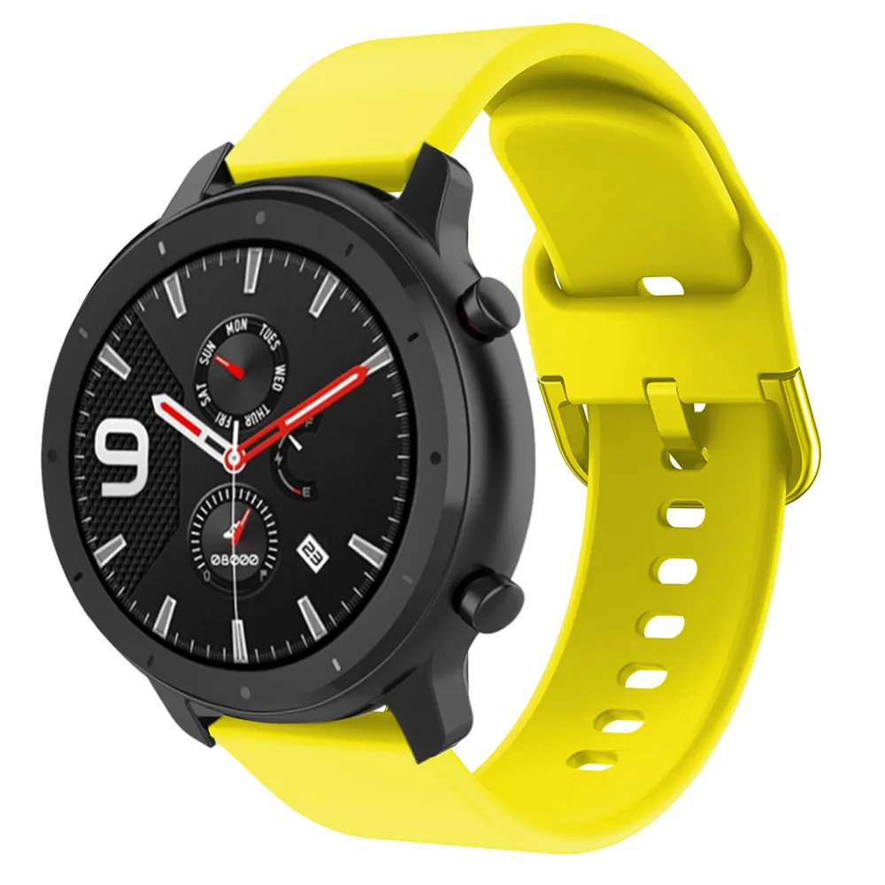20 мм 22 спортивный ремешок для часов Xiaomi Huami Amazfit GTR 47 Stratos 2 2S 42 GTS