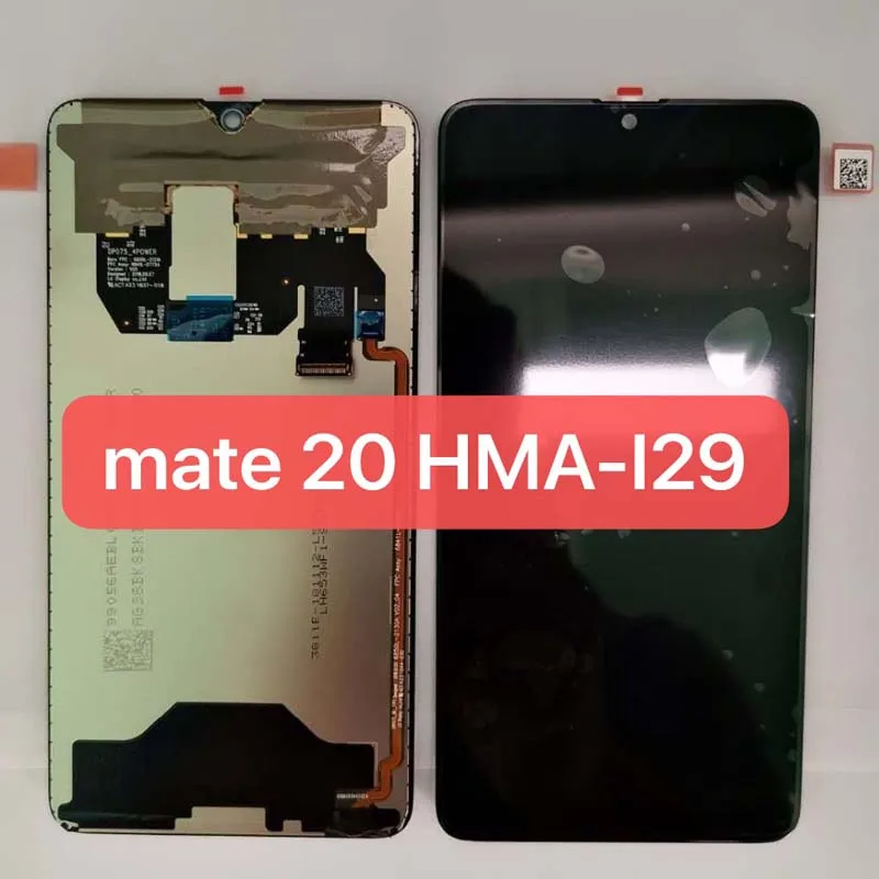 Протестировано оригинальное новое поступление 6,5" для huawei mate 20 MT20 mate 20 HMA-l29 ЖК-дисплей дигитайзер сенсорный экран Запчасти в сборе