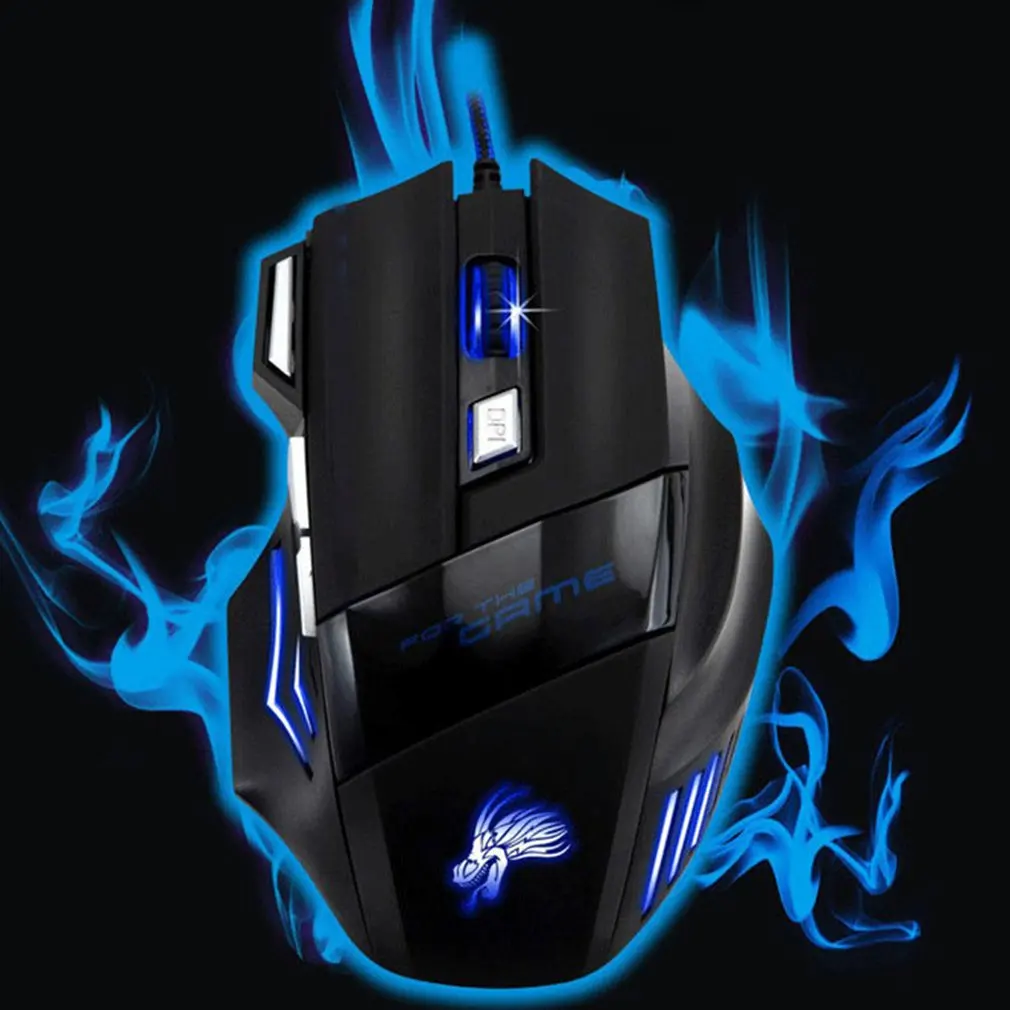 Мышь gamer Mouse Проводная игровая мышь USB ресивер 2 4 ГГц оптическая проводная для ПК