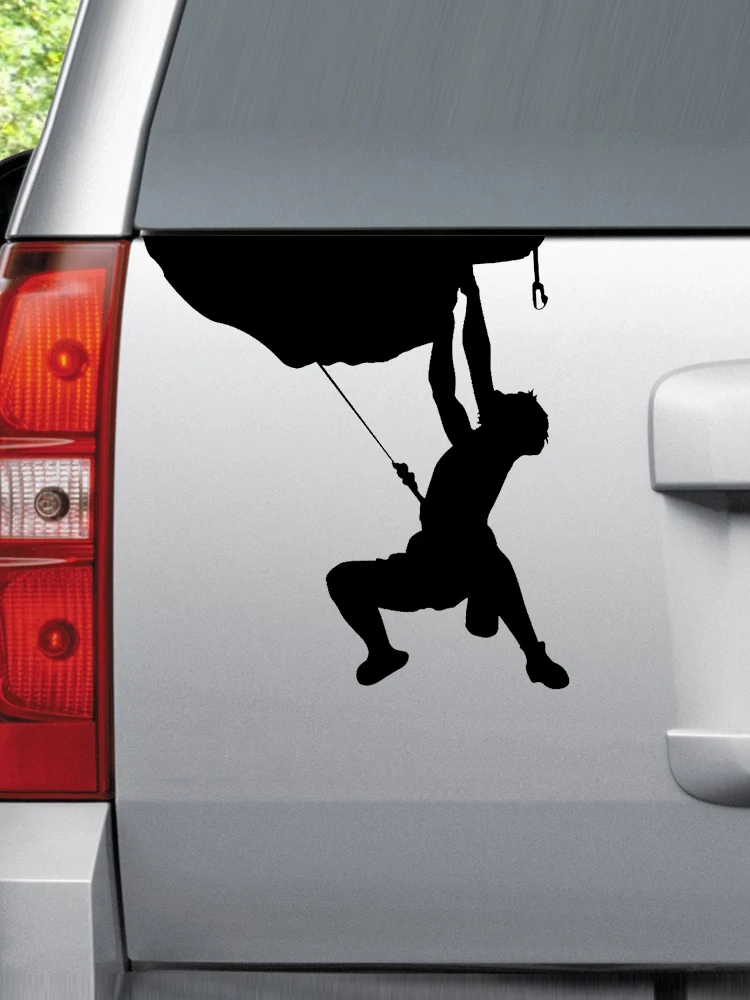 CK2927# наклейки на авто Скалолаз вектор силуэт водонепроницаемые машину наклейка