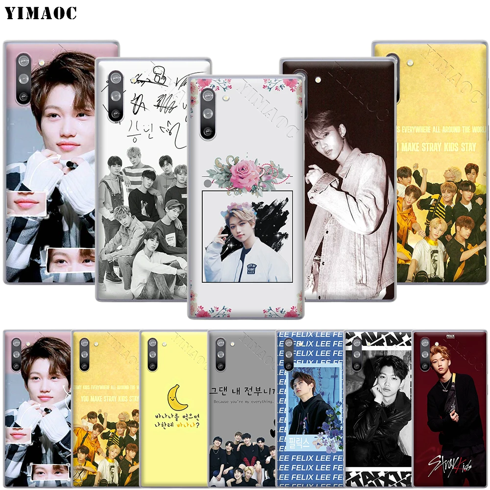 Чехол для телефона YIMAOC Stray Kids Felix Samsung Galaxy A5 A6 A7 A8 A9 J3 J5 J7 Note 8 9 10 M10 M20 M30 Plus | Мобильные