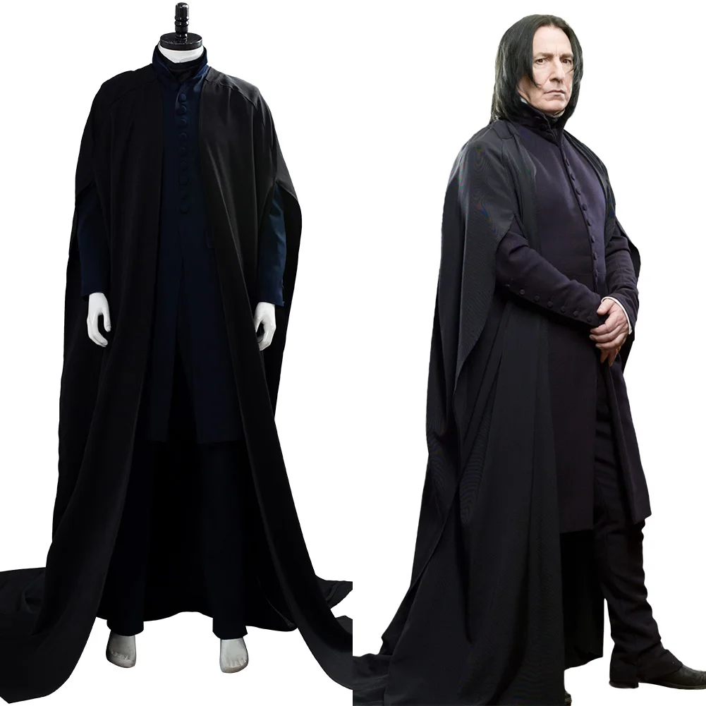 

(In Stock) Professor Severus Snape Cosplay Costume Cloak Severus Snape Costumes Halloween Carnival Costumes