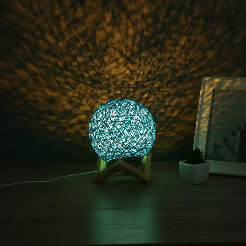 3D светодиодный ночник с подсветкой настольная лампа зарядкой от usb креативный