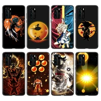 dragon ball goku kidssilicone cover for huawei p40 p30 p20 pro p10 p9 p8 lite ru e mini plus 2019 2017 black phone case