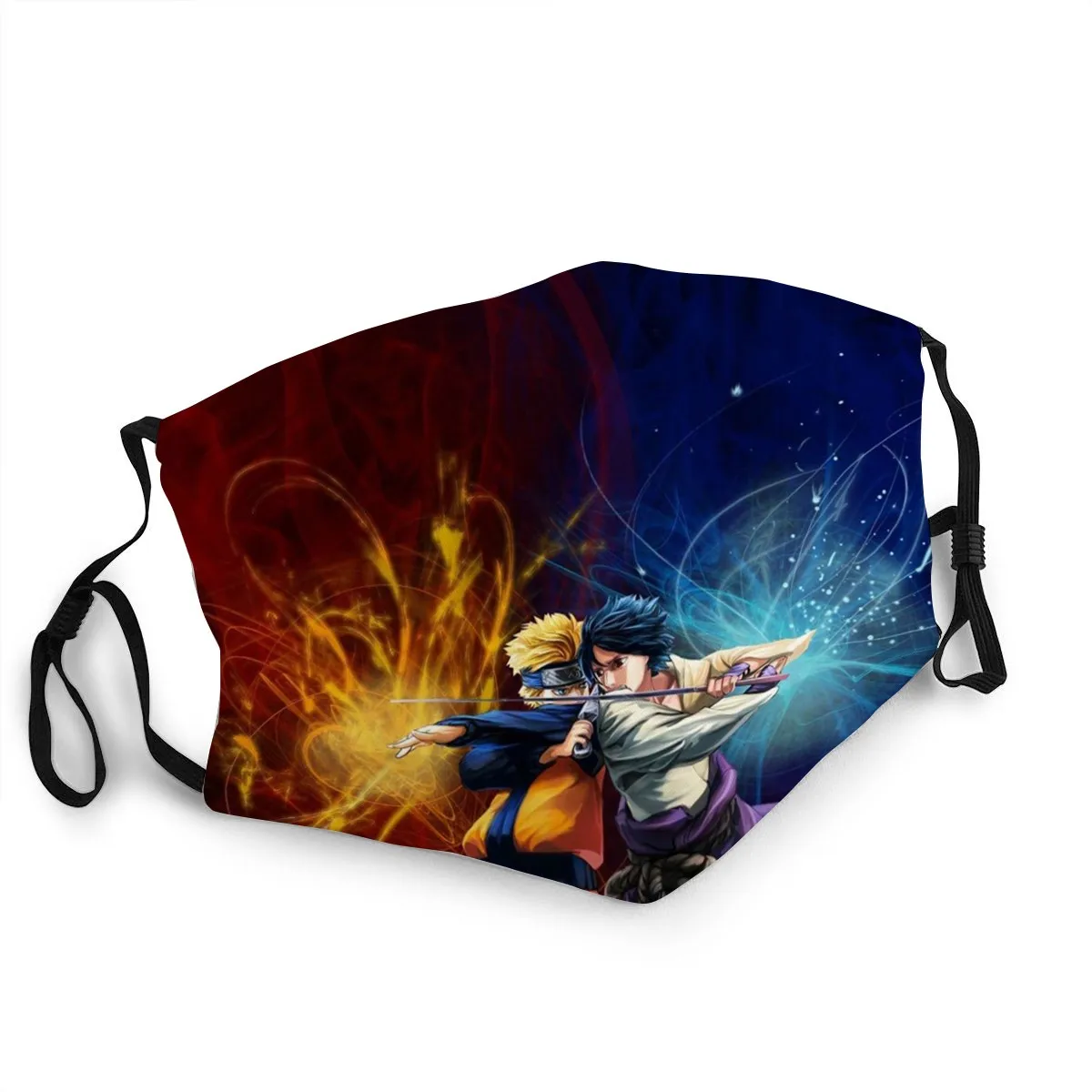 Японская аниме маска для лица Наруто моющаяся многоразовая Пылезащитная с