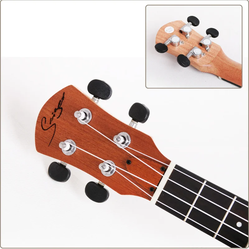 Укулеле 30 дюймов ель мини-электрическая баритон акустические гитары 4 струны для
