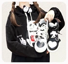 Женская обувь принцессы в Корейском стиле Харадзюку С бантом; Женская обувь с круглым носком для вечевечерние на Хэллоуин