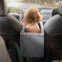 car dog kennel portable pet car seat car central control safety seat for dog cat nonslip pet travel bed small dog car seat bed
