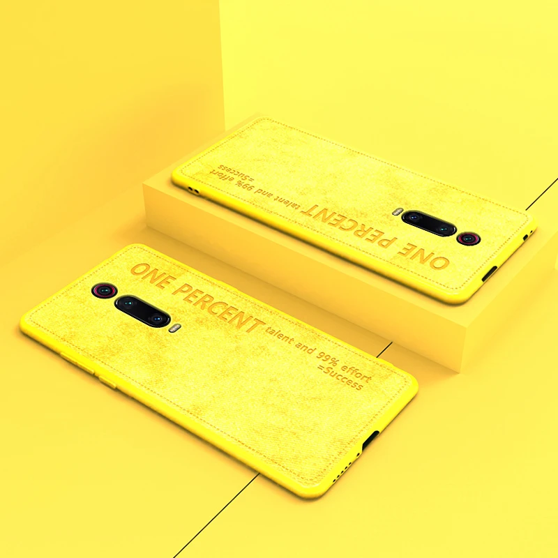 Роскошный ударопрочный тканевый чехол для телефона ADKO Redmi K20 Pro мягкие