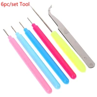 6pcslot paper diy set quilling paper tools tweezer needle pins slotted pen tool kits diy tools accessories