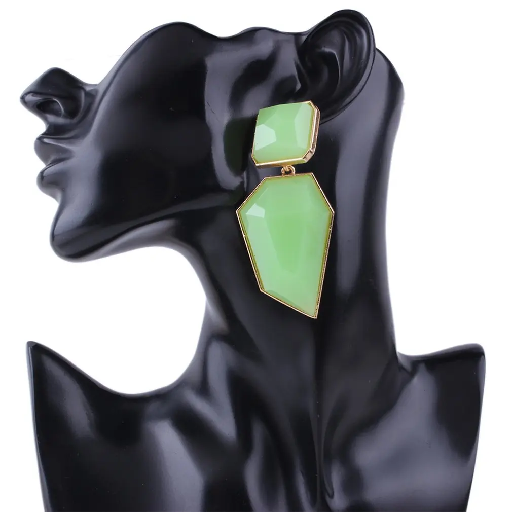 Женский роскошный камень кулон серьги для женщин Свадебные Висячие ювелирные