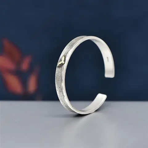 

Silver Bracelet for Women 999 Sterling Silver One Pair of Lovers Hand Jewelry Vintage Silver Jewelry Ancient Heritage Gifts for