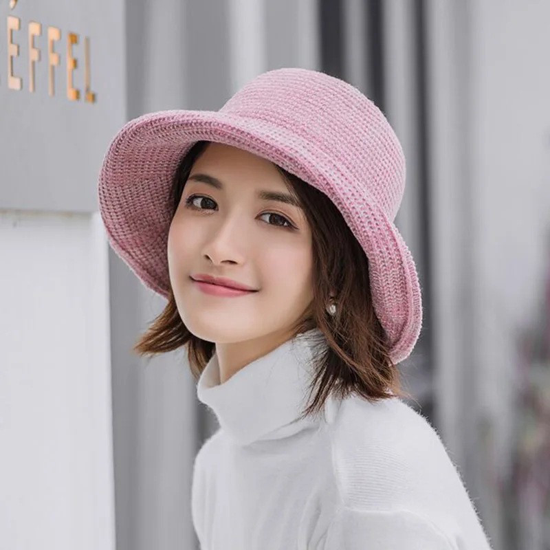 Женская вязаная шапка RUHAO ручной вязки в рыбацком стиле для осени и зимы 2019 |