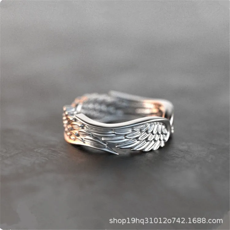 Новинка кольцо с крыльями ангела для женщин и мужчин винтажные кольца из