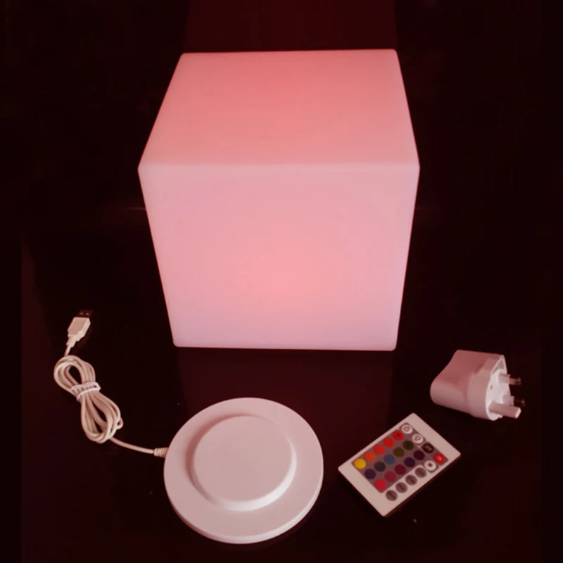 Уличное сиденье со светодиодной подсветкой 20 см 4 шт./лот|cube seat|led cube seatlot lot |