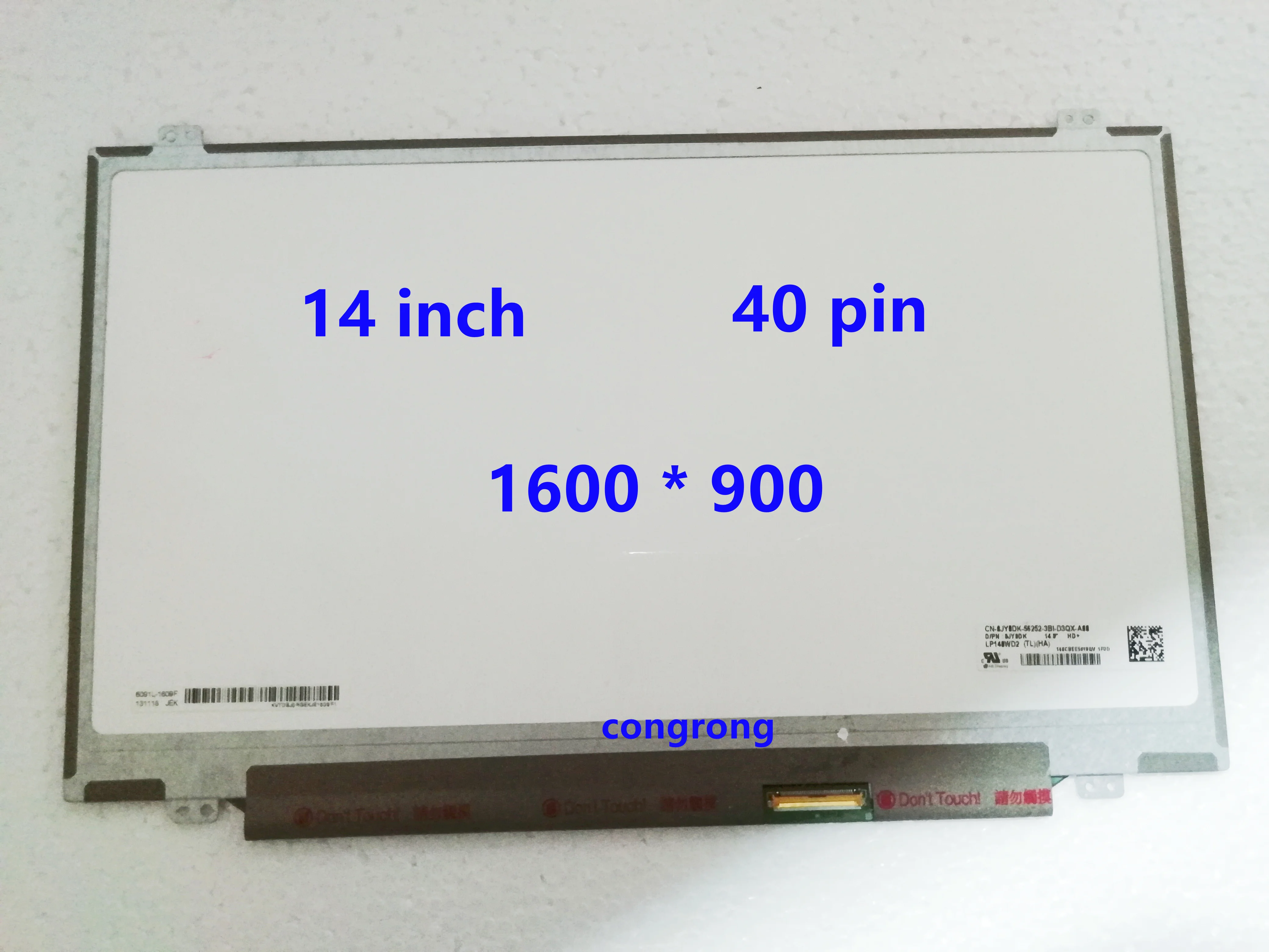 ЖК-экран со светодиодной подсветкой N140FGE LP140WD2-TLD2 TLD3 для ноутбуков Lenovo ThinkPad IBM Y460A