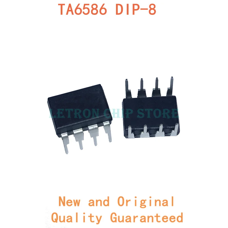 10 шт., новый и оригинальный набор микросхем TA6586 DIP8 DIP-8 DIP