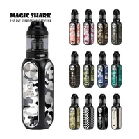 military army skull cells stereo pvc no fade vape sticker case cover wrap skin film for obs cube kit