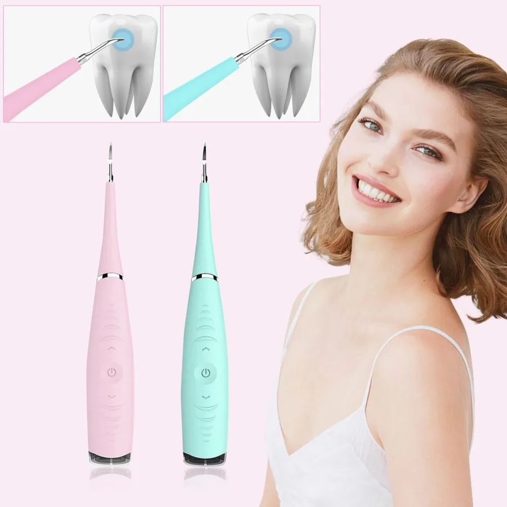 

Dentist Oral Hygiene Electric Sonic Dental Scaler Tooth Calculus Remover Tooth Stains Tartar Tool USB Teeth Whitening Toothbrush