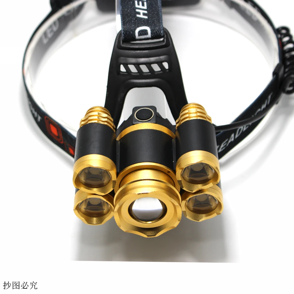 Фонарь налобный светодиодный 18650 лм 4 режима|led headlamp|head light torchhead |