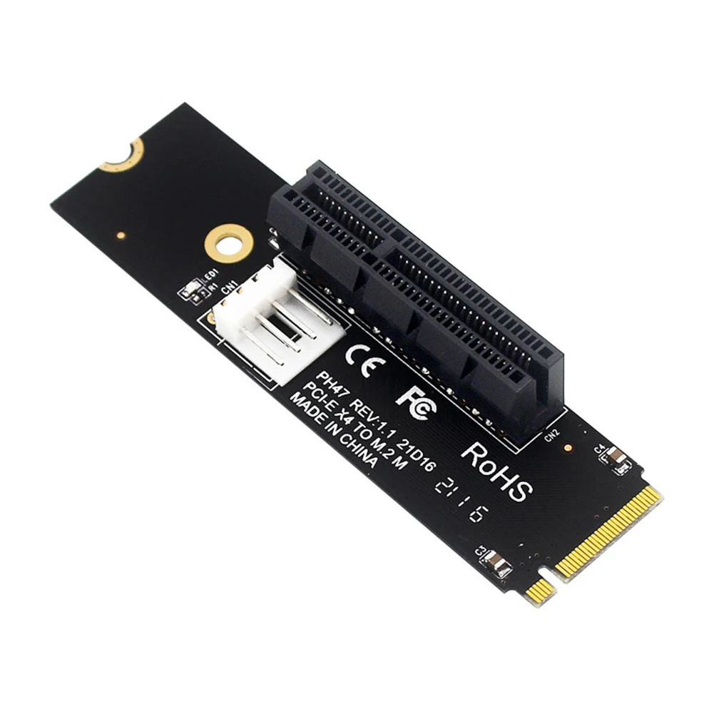 Плата расширения M.2 SSD NGFF к PCI-E X4 PCI-Express X1/X4/X8/X16 комплект адаптеров с кабелем