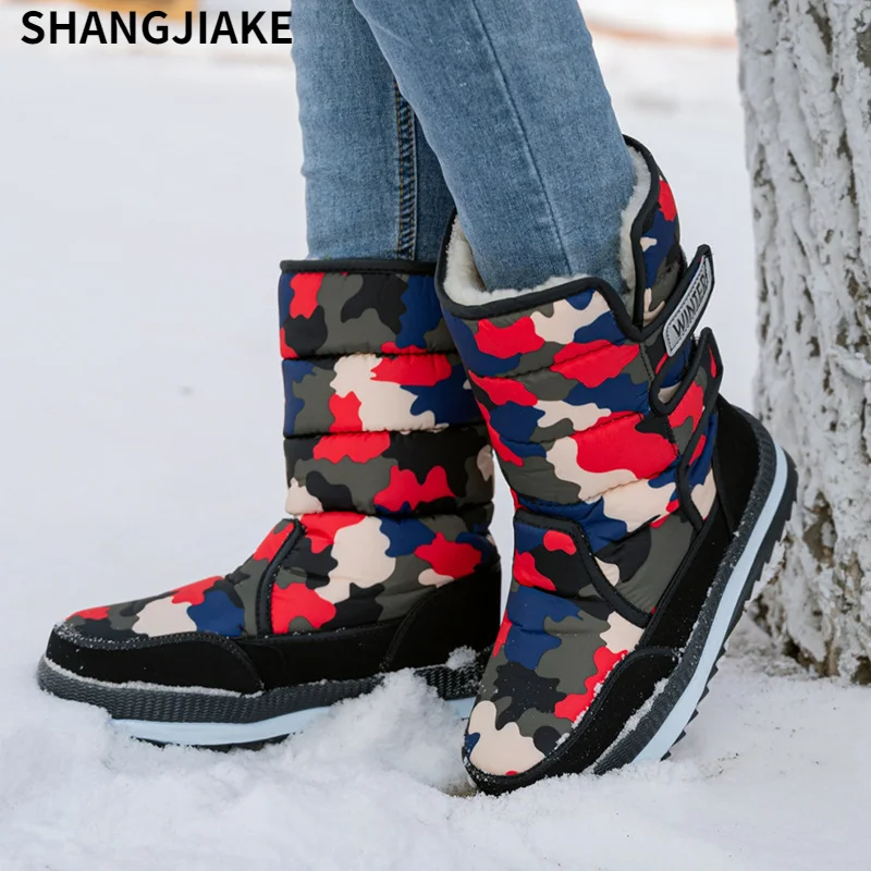 

Plus Size Warm Snow Boots, Ladies Snow Boots, Men's High-top Snow Boots, Ladies Couple Boots, Men's Cotton Shoes