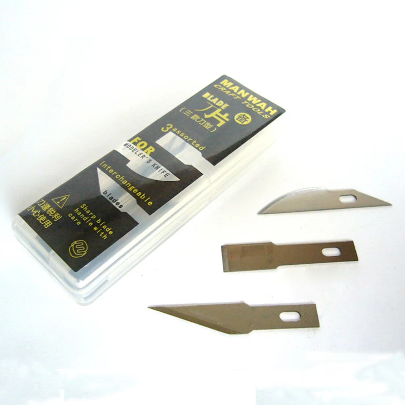 WANWAH MW-2160 Model Tools Three Types of Razor Blade for Carving Knife | Инструменты